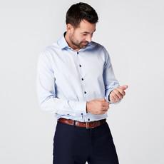 Shirt - Slim Fit - Business Blue via SKOT