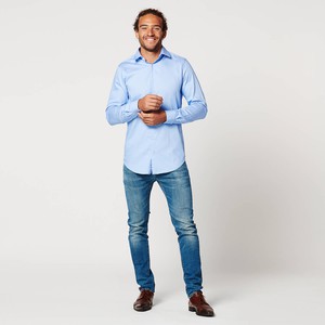 Shirt - Slim Fit - Circular Blue from SKOT