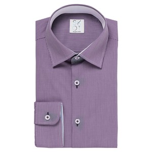 Shirt - Slim Fit - Checkered Purple from SKOT