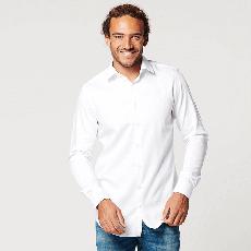 Shirt - Slim Fit - Circular White via SKOT