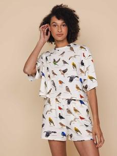 Bird Watching Cropped T-shirt and Shorts set Women via SNURK