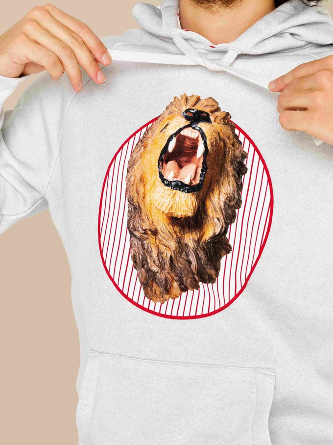 Lion Head Oversized hooded sweater Men from SNURK