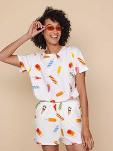 Popsicles T-shirt and Shorts set Women via SNURK