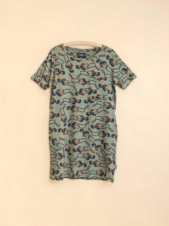 Binoculars T-shirt Dress Women from SNURK