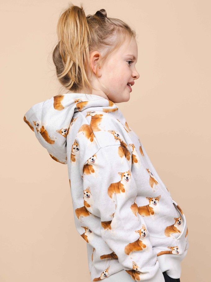 Corgi Time Oversized hoodie Kids from SNURK