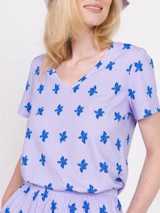 Delphi Dots T-shirt v-neck Women via SNURK