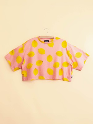 Lemon Cropped T-shirt and Shorts set Women from SNURK