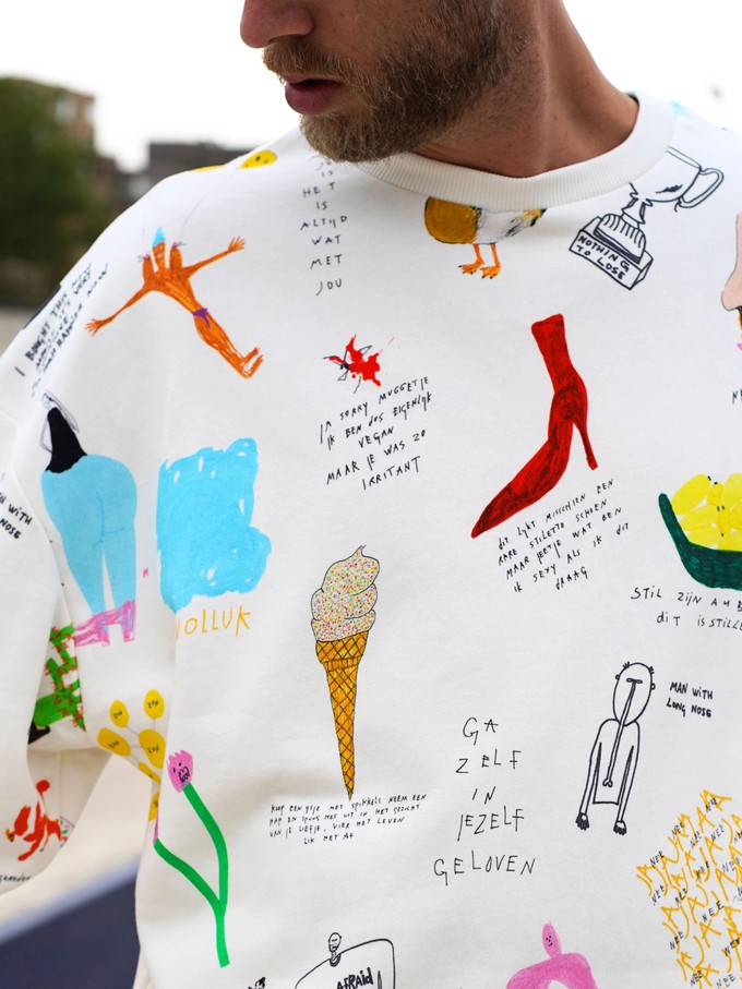 Rogier Roeters Oversized sweater Unisex from SNURK