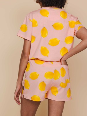 Lemon T-shirt and Shorts set Women from SNURK