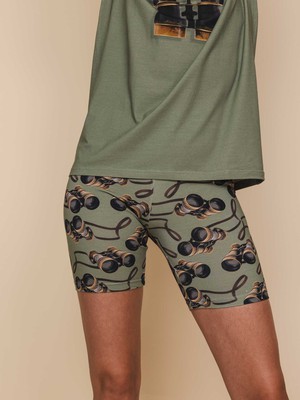 Binoculars T-shirt and Bikershorts set Women from SNURK
