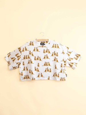 Meerkats Cropped T-shirt and Wide pants set Women from SNURK