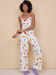 Popsicles Top and Wide pants set Women via SNURK