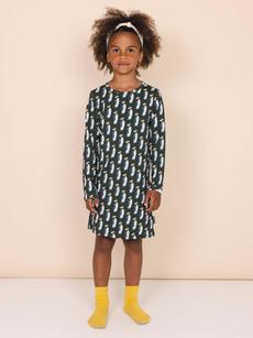 Penguin Xmas Longsleeve Dress Kids via SNURK