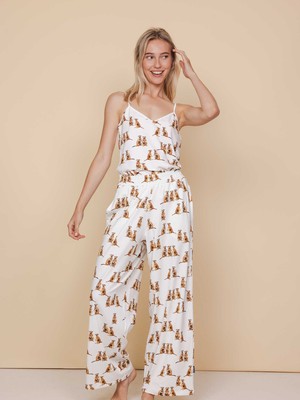Meerkats Top and Wide pants set Women from SNURK
