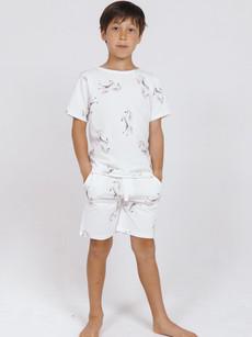 Unicorn shorts for kids via SNURK