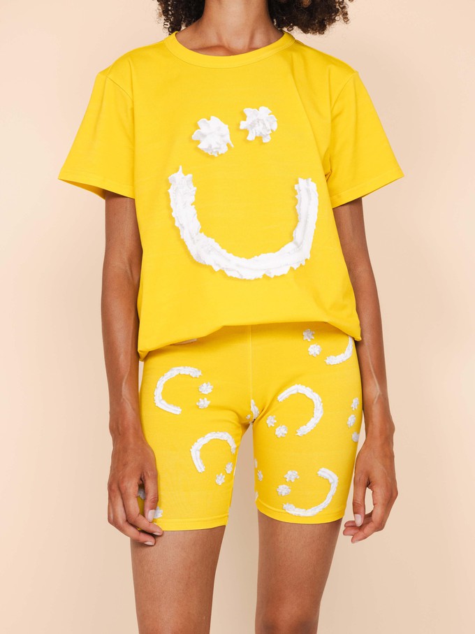 Smiles Yellow Bikershorts Women from SNURK