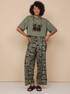 Binoculars Cropped T-shirt and Wide pants set Women via SNURK