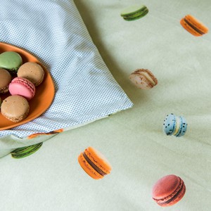 Macarons Green pillow case 60 x 70 cm from SNURK