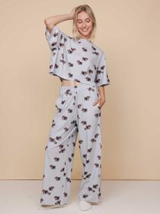 Hippos Cropped T-shirt and Wide pants set Women via SNURK