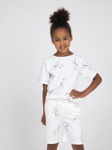 Unicorn shirt and shorts for kids via SNURK