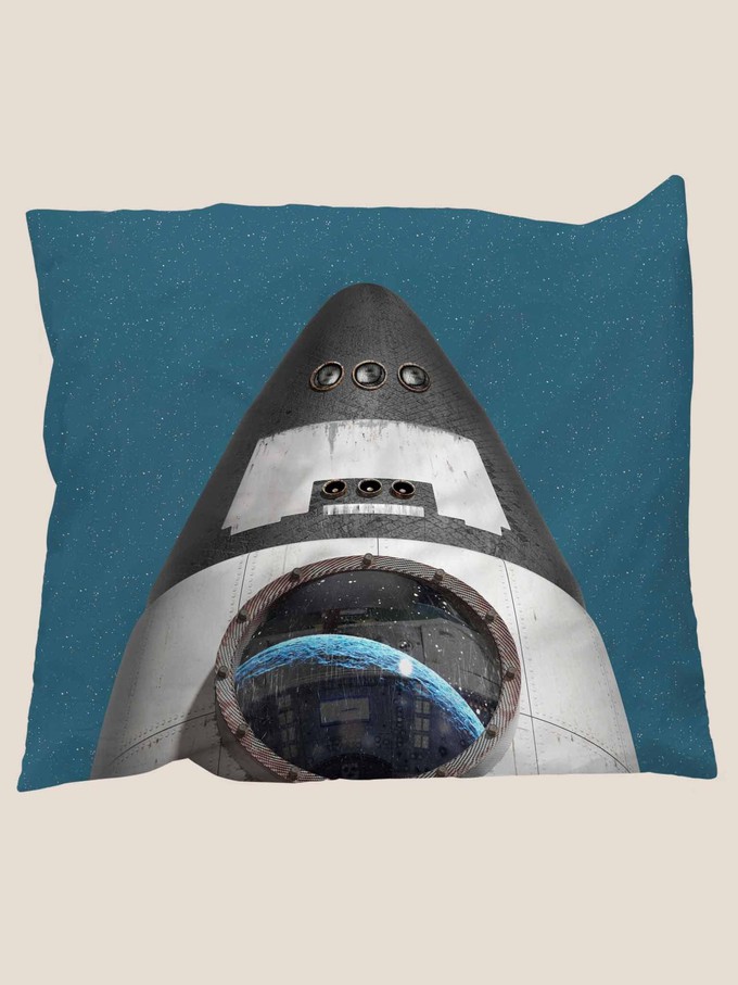 Rocket Blue pillowcase from SNURK