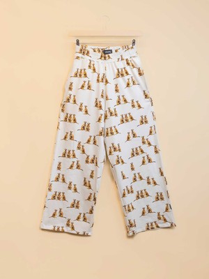 Meerkats Cropped T-shirt and Wide pants set Women from SNURK