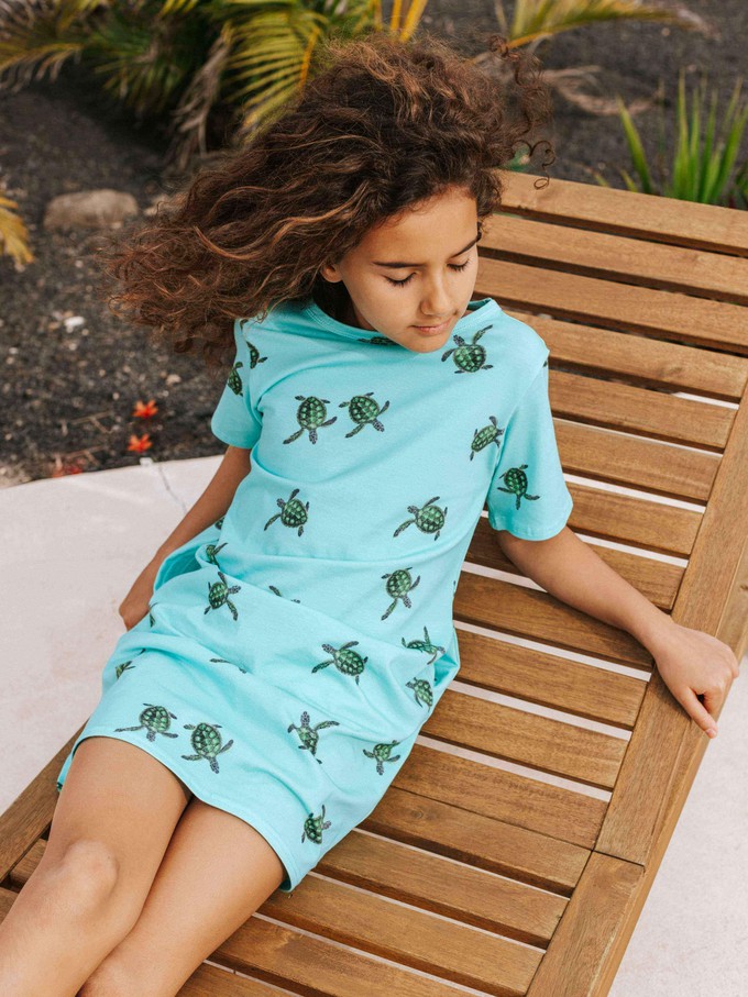Sea Turtles T-shirt Dress Kids from SNURK