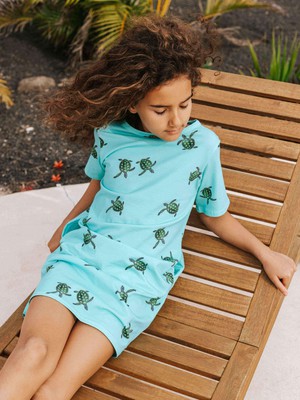 Sea Turtles T-shirt Dress Kids from SNURK