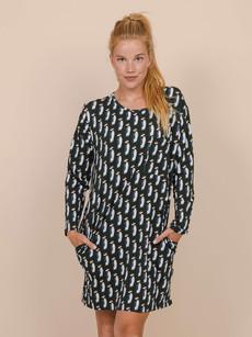 Penguin Xmas Dress long sleeve Women via SNURK