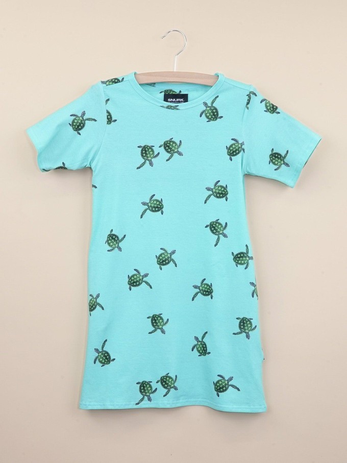 Sea Turtles T-shirt Dress Kids from SNURK