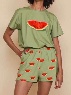 Watermelon T-shirt and Shorts set Women from SNURK