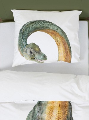 Dino Bronto pillow case 60 x 70 cm from SNURK