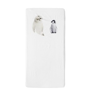 Arctic Friends Baby Bed Fitted Sheet from SNURK