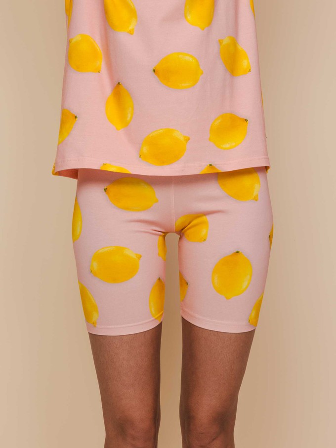 Lemon T-shirt and Bikershorts set Women from SNURK