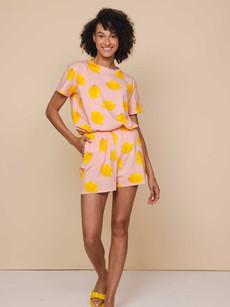Lemon T-shirt and Shorts set Women via SNURK