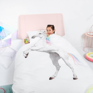 Unicorn White pillowcase 60 x 70 cm from SNURK