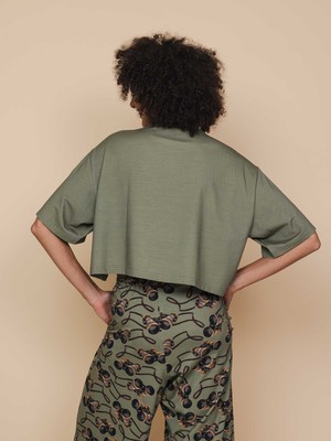 Binoculars Cropped T-shirt and Wide pants set Women from SNURK