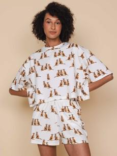 Meerkats Cropped T-shirt and Shorts set Women via SNURK