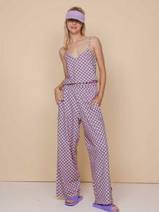Check Top and Wide pants set Women via SNURK