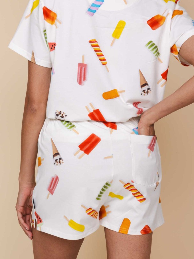 Popsicles Cropped T-shirt and Shorts set Women from SNURK