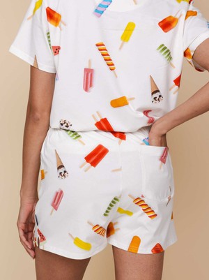 Popsicles Cropped T-shirt and Shorts set Women from SNURK