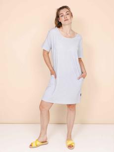 Gray T-shirt Dress Women via SNURK