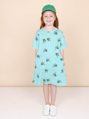 Sea Turtles T-shirt Dress Kids from SNURK