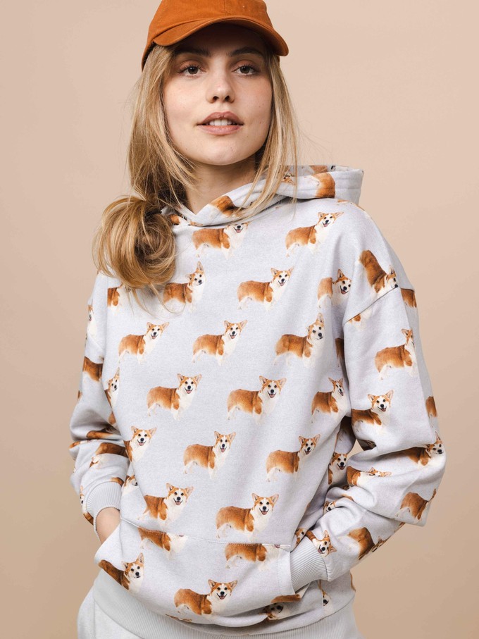 Corgi Time Oversized hoodie Unisex from SNURK