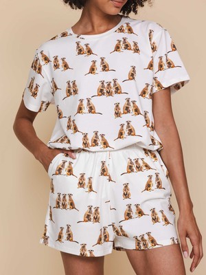 Meerkats T-shirt and Shorts set Women from SNURK