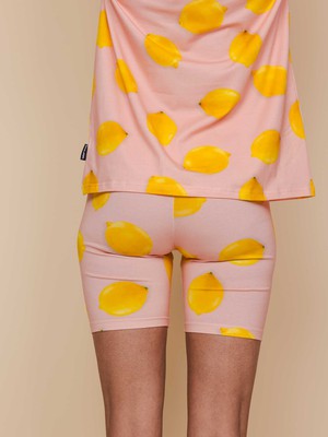 Lemon T-shirt and Bikershorts set Women from SNURK