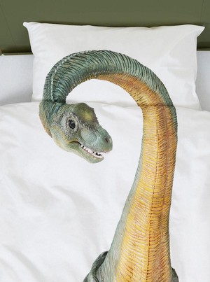 Dino Bronto pillow case 60 x 70 cm from SNURK