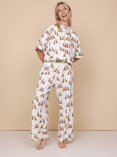 Meerkats Cropped T-shirt and Wide pants set Women via SNURK