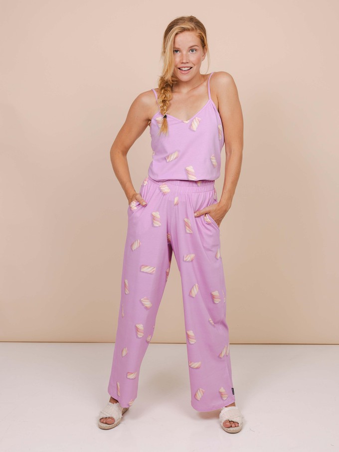 Twisters Strap Top and Wide Pants Set Women from SNURK