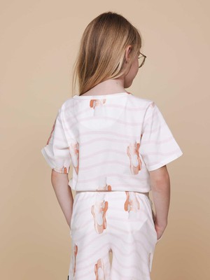 Ballerina T-shirt en Shorts set Kids from SNURK